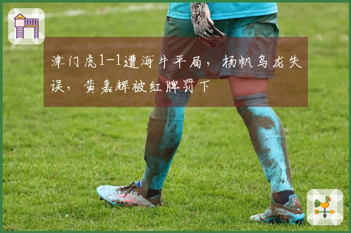津门虎1-1遭海牛平局，杨帆乌龙失误，黄嘉辉被红牌罚下